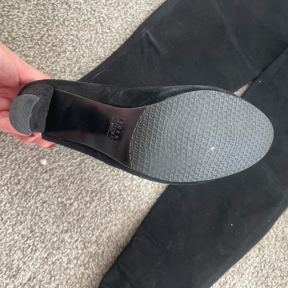 Suede thigh high boots size 10 - Picture 3 of 5